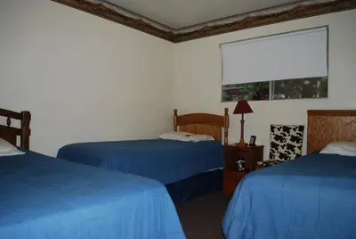 a hotel room with two beds and a window at Cedar-Lake Area Winter Special Ends 51626 in Bass Lake