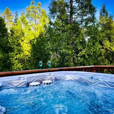 Honeybee Hive HOT TUB BBQ 8 minutes to Bass Lake Sleeps up to 6