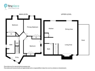 a black and white floor plan of a house at Mariposa Heights at Alpine - Ski Shuttle to Slopes- Fireplace- Forest Views in Alpine Meadows