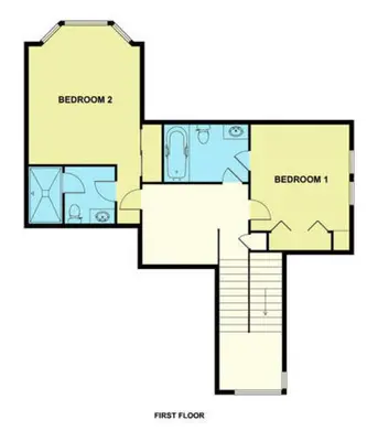 a floor plan of a house at Mountainside by Tahoe Getaways - Luxury Pet-Friendly Northstar Ski-in Ski-Out - Swimming Pool and Gym! in Truckee