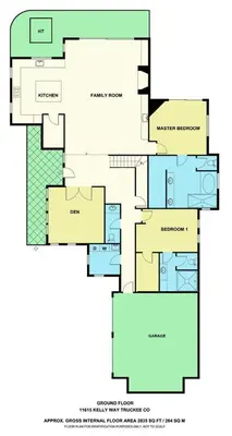 a floor plan of a house at Truckee Treasure at Grays Crossing by Tahoe Getaways - Relaxing Home w Private Hot Tub, Dogs Welcome! in Truckee