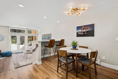 a dining room with a table and chairs at 147 McCloud - The Perfect McCloud Getaway in Incline Village