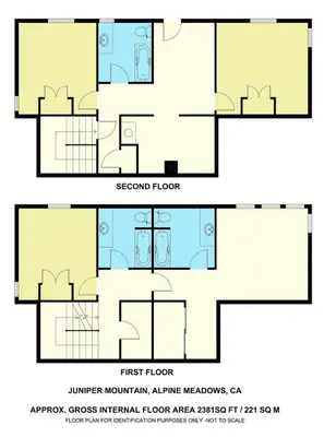 a floor plan of a house at Juniper at Alpine - Private Hot tub, Pet Friendly & Free Shuttle to Slopes in Olympic Valley