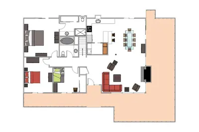 a floor plan of a house at Lake Haven at Dollar Point - Spacious 4 BR w Lake Views, Sauna, Near Ski Resorts! in Tahoe City