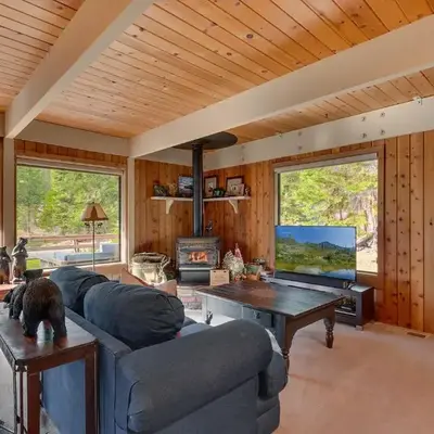 Cozy Wood Cabin- Updated- Hot Tub- Fireplace- Backs to Forest