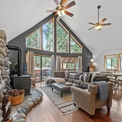 Tranquil Tahoe A-Frame Walk to Beach