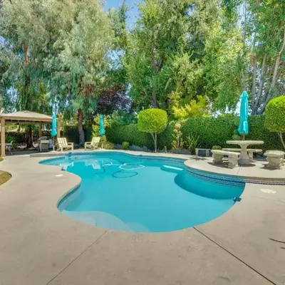 Billiards and Private Pool Bright Clovis Home!