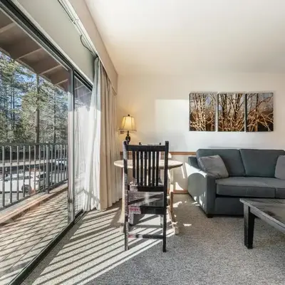 Spacious 1BR Condo w/Partial Lake View #222 at Donner Lake Village