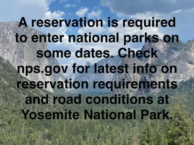 a reservation is required to enter national parks on some dates at Starlight Cabin in Oakhurst