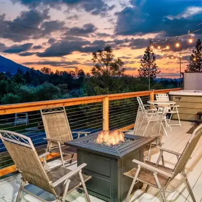 Quail Haven- A-frame cabin with hot tub
