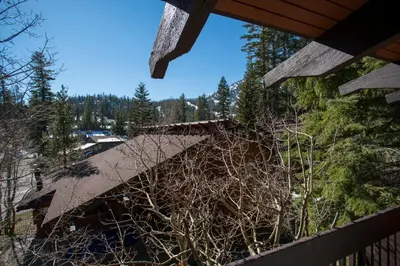 a view from the roof of a house at Canyon Lodge properties by 101 Great Escapes in Mammoth Lakes