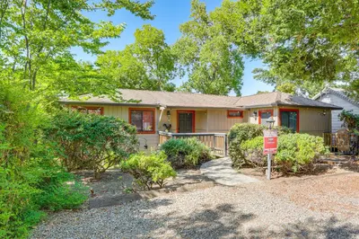 a house with arespassing sign in front of it at Downtown Fair Oaks Home about 15 Mi to Sacramento! in Fair Oaks