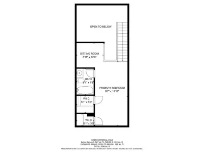 a floor plan of a house at Palisades Tahoe Lodge Rentals Studio Loft #346 in Olympic Valley