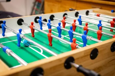 a close up of a game of snooker at Elegant 6 Bed Sleeps 14 - Best for families w kids in South Lake Tahoe
