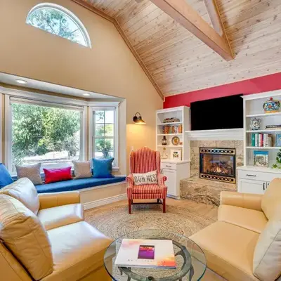 Auburn Farmhouse with Fireplace
