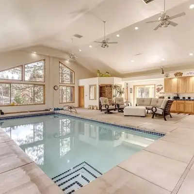 6000 sqft Pine House with indoor swimming pool