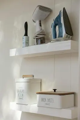 a shelf with items on it in a kitchen at Cozy Reno Midtown Retreat Fire Pit & Parking in Reno