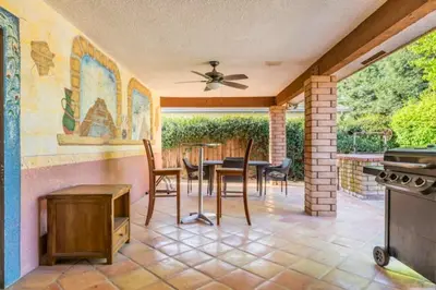 a dining room with a table and chairs at Happy Hours - Beautiful Quiet Comfortable Suite #3 in Visalia