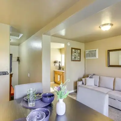 Lake and Mountain Views Cozy California Stay
