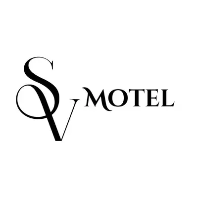 a black and white illustration of the word sat modified at Squaw Valley Motel Room 5 in Squaw Valley