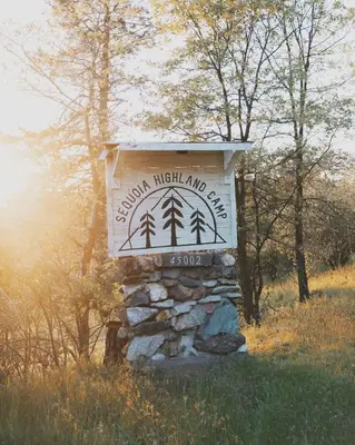 a sign for a mountain high end ski shop at Secluded rustic 1-bedroom cabin on private land in Miramonte