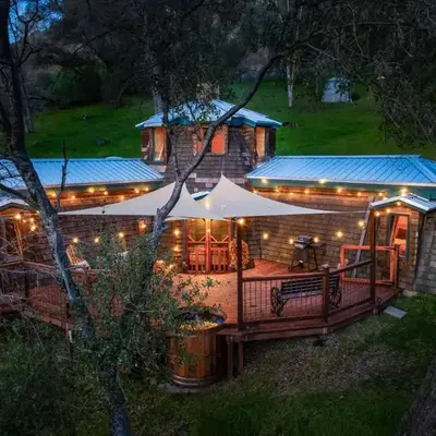 New Listing- Hobbit House @ Yosemite w/spa/firepit/unique