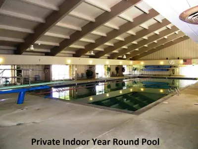 a large swimming pool in a large building at TKC0604 - Betty Ann's Place condo in South Lake Tahoe
