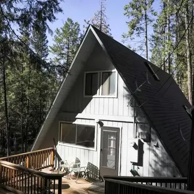 Stunning A-Frame Cabin Rental for Four Guests in Arnold