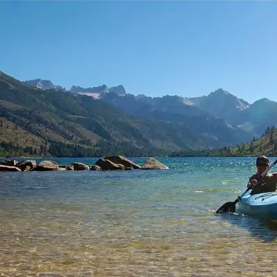 Rustic Trailer Rental on the Shores of Bridgeport Reservoir
