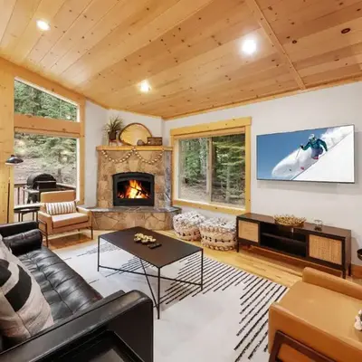 Modern Lake Tahoe Retreat Ski and Swim