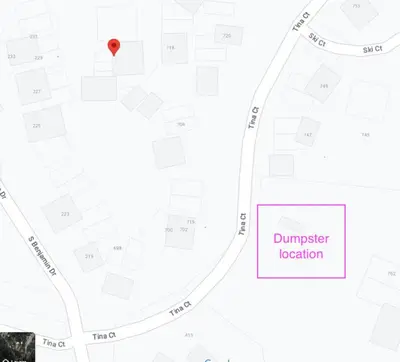 a map of the suspect location at Scenic Escape - BEST views of Lake Tahoe in Stateline