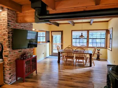 a dining room with a table and chairs at Relax Inn - Close to Attractions Galore in Truckee