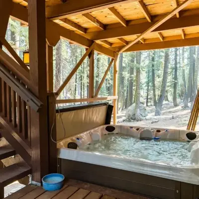 Walk to Lake West Shore Cabin Hot Tub DogOK EVplug
