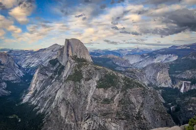 a view of a mountain with mountains in the background at Mariposa Grove Creekside Retreat - To be featured on STAYCATION on the Destination Channel in 2026! in Fish Camp