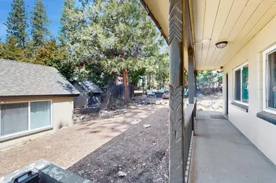 an open door to a house with a driveway at The Chalet at Kings Beach Unit 5 in Kings Beach