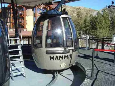 a small helicopter is parked at a building at Village # 2416 - White Mountain Lodge in Mammoth Lakes