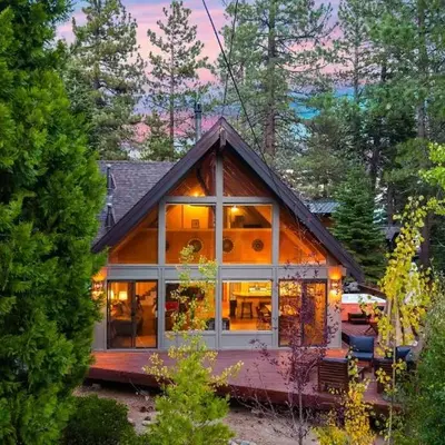 Classic A-Frame Cabin w Hot Tub Deck Easy Access Near Ski Lake Summit Haven by AvantStay