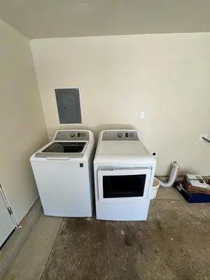 a kitchen with a stove and a stove top oven at The studio for all your needs in Sacramento