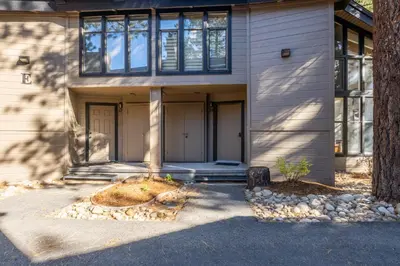 a house with the front door of it at St Moritz 38 in Mammoth Lakes