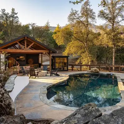 Prime Sequoia Stay Pool Hot Tub Sauna Views