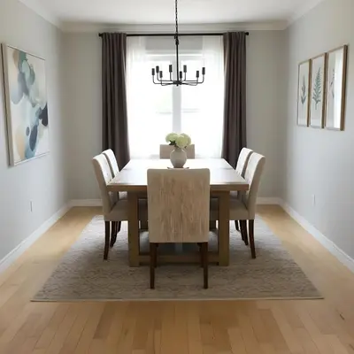 a dining room with a table and chairs at PINECREST MAMMOTH LAKES in Mammoth Lakes