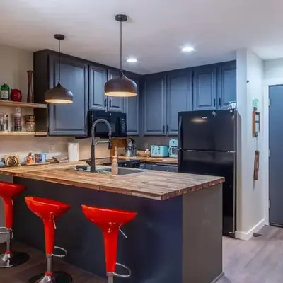 Ski In Canyon Lodge Modern 1 bdrm Pacman and Garage