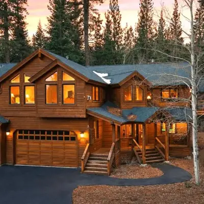 Truckee Mountain Cabin with Hot Tub Game Room Forest Views Gray Wolf Lodge by AvantStay