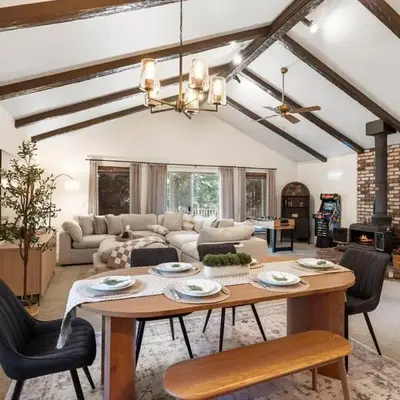 Modern Cabin Escape wGame Room