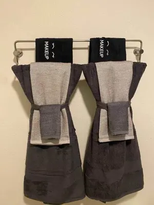 a black and gray dress hanging on a wall at Kipps Hill Haven A - Folsom Lake Escape in El Dorado Hills