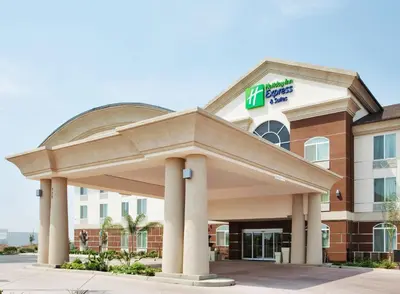 a hotel front of a building at Holiday Inn Express & Suites Dinuba West by IHG in Dinuba