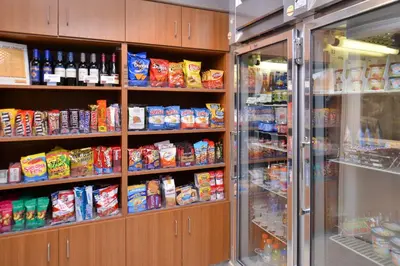 a store filled with lots of different types of food at SpringHill Suites by Marriott Sacramento Roseville in Roseville