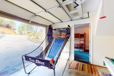 a slide in the inside of a house with a room at Great Escape Cabin (08/253) in Groveland