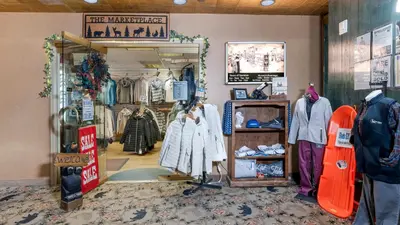 a store with clothes on display in a room at Holiday Inn Club Vacations - Tahoe Ridge Resort in Stateline