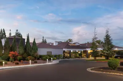 a driveway in front of a house at Courtyard Sacramento Rancho Cordova in Rancho Cordova